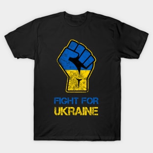 Fight for Ukraine Fist T-Shirt